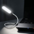 Portable USB LED Mini Book Light Reading Light Table Lamp Flexible 6leds USB Lamp for Power Bank Laptop Notebook PC Computer. 