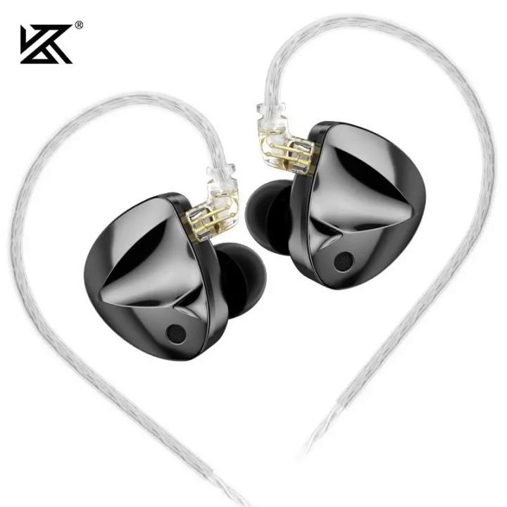 KZ d-fi earphones HiFi bass earbuds monitor 4-level tuning switch headphone Sport stereo sound noise reduction headset
