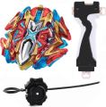 Beyblade Burst B 120 Ultimate Battle Set: Buster Xcalibur with Battling String Launcher Burst Bey Launcher LR (Left & Right Turning) + String Launcher Grip Gold. 