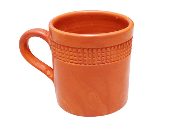 Clay mug pottery mug, tea and coffee mug. Clay mug pottery mug handmade. Clay mug 1 piece's mug. Organic Brown color