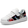 XZVZ Kids Sneakers Lightweight Children's Shoes MD Shock Absorption Non-slip Sole Casual Shoes PU Leather Upper Boys Sneakers. 