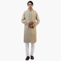 Lubnan Men’s Regular Moss Grey Cotton Panjabi. 