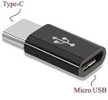 Micro USB to Type-C Converter Adapter for Charging & Sync Smartphone.