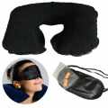 3 in 1 Travel Set Neck Pillow and Eye Mask and Ear Plug. 