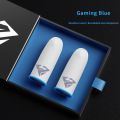 Gaming Finger Sleeves for Mobile Gaming 0.25mm Glass Silver Fiber Seamless Thumb Fingertip Cover for PUBG/COD/LOL/ROS 24BB. 