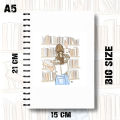 Notebook Library Aesthetic Design Writing Journal Pad K539.