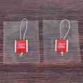 2000Pcs 5.5 X 7Cm Pyramid Tea Bag Filter Nylon Tea Bag Single String Label Transparent Empty Tea Bag. 
