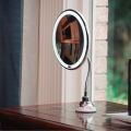 Makeup Mirror LED Light Flexible Vanity Mirror Light 10X Magnifying Mirror Portable Illuminated Mirror Bathroom Wall Mirror Led - Mirror.