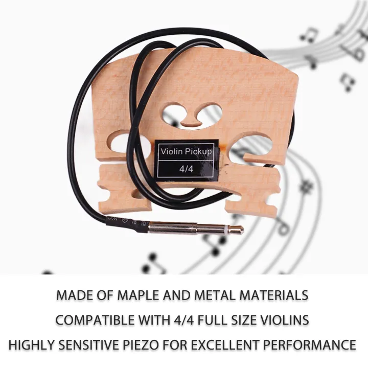 Pickup%20Violin%20Maple%20Bridge,%20Sensitive%20Wooden%204/4%20Violin%20Bridge%20Piezo%20for%20Preamplifier%20-%20Image%204