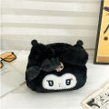 Portable New Cartoon Makeup Bag Sanrio Kuromi Melody Plush Toy Plush Makeup Bag Home Storage Bag Girl Gift MIO Super Store.