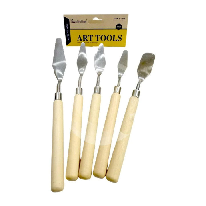 Keepsmiling%20Wooden%20Palette%20knifee%20Set%20For%20Painting%20Art%20Work%20Pack%20of%205%20-%20Image%203