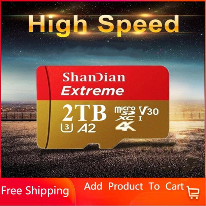 2023 NEW high speed 2TB/1TB/512GB/128GB + USB drive Micro SD Micro SDHC Micro SD SDHC card 10 UHS-1 TF memory card + card reader