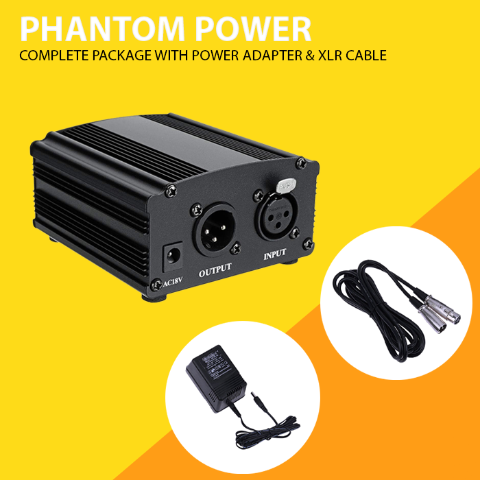 Phantom power supply, 48v phantom power supply, 48 volt phantom power supply, power supply
