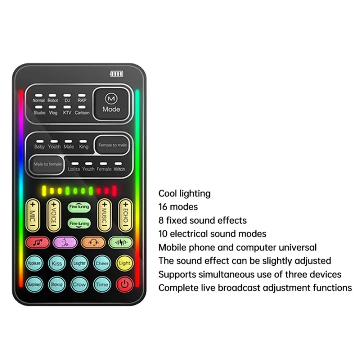 I9%20Voice%20Changer%20Full%20Kit%20Multiple%20Audio%20Effect%20Bluetooth%20Live%20Sound%20Cards%20Ultra-Thin%20Portable%20Live%20Sound%20Card%20Mic%20Tool%20-%20Image%203