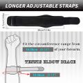 1 PCS Sports Tennis Elbow Brace Strap Adjustable Compression Elbow Support Band for Tendonitis Golfers Elbow Forearm Pain Relief. 