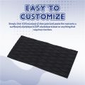 Eva Anti-Skid Pad Adhesive Deck Pad for Boat Deck,Kayaking - Black.
