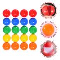♚ 50 Pcs Plastic Colored Festival Balls Plastic Fillable Balls Printed Pong Balls Gumball Machine Balls Lottery Balls Plastic Lottery Balls Party Game Balls.