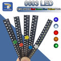 【The road to happiness Store】5 Colors x20 Pcs =100pcs SMD 0603 LED DIY Kit Super Bright Red/Green/Blue/Yellow/White Water Clear LED Light Diode Set.