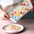 Ice Ball Tray, Cute Ice Tray,Ice Cube Case, Ice Cube Tray, Round, Easy to Remove, Freezer, Storage, Liquor Ice, Home Use, Lid Included, Durable, DIY Confectionery Tools, Kitchen Utensils-Prime Mall. 