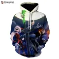 Halloween Hip Hop Hoodie Savage Gift Before Christmas Nightmare 3D Printed Men Casual Clothing America Mantle Gym Streetwear. 