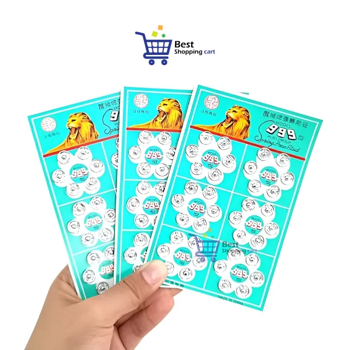 Tip Button Tools (3, 6 or 9 pata) Home Sewing Clothes Replacement Parts ...