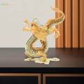Dragon Sculpture Ornament Dragon Statue for Bedroom Spring Festivals Cabinet. 