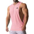 2023 Hot Style Men's Fitness Sleeveless Top Breathable Sports Vest Gym Running T-Shirt.