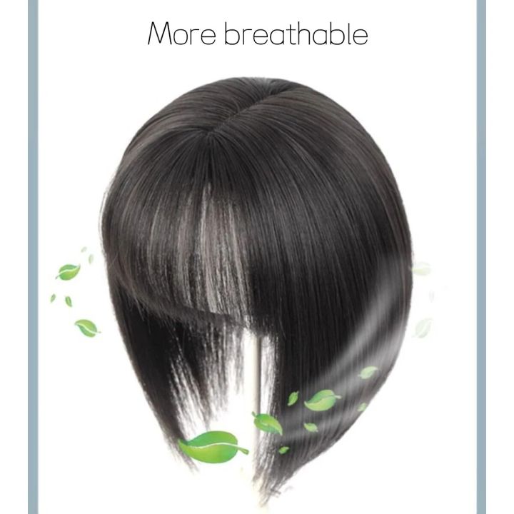 Synthetic%20Hair%20Toppers%20Women%20Topper%209*12cm%20Natural%20Straight%20Hair%20Clip%20In%20Wigs%20For%20Women%20Hairpiece%20With%20bangs%20-%20Image%204