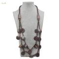 Bohemian Necklace Double Layer Retro Woven Necklace for Birthday.