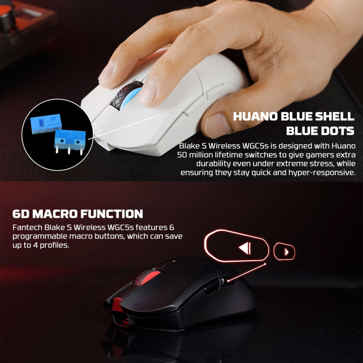 FANTECH%20WGC5s%20Wireless%20Gaming%20Mouse%20Pixart%203311%20Sensor%2012000%20DPI%20Polling%20Rate%20Up%20to%201000Hz%20Battery%20300mAh%20Mice%20-%20Image%203