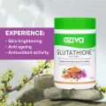 OZiva Plant Based Glutathione Builder | Glutathione Tablets for Skin Glow & Anti-Ageing | Sugar free, Antioxidant Glutathione supplements with Grapeseed, Vitamins C & E, Selenium, 60 Veg Capsules. 