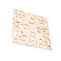 Wooden Mouldings Decal-4x Wooden Decal-Wood color.