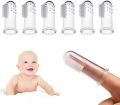 Soft Silicone Baby Finger Toothbrush Children's Teeth Cleaning Toothbrush Baby Tongue Cleaning Brush Pet Cleaning Tools. 