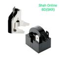Refrigerator PTC Start Relay 12 Ohm 2-Pins + Freezer Compressor Thermal Overload Protector.