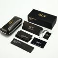 GCV Brand 2021 New Fashion Design Ultralight TR90 Square Frame Polarized Men Women Female Sunglasses Hawksbill Sports Tourism.