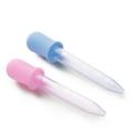 5ml Clear Plastic Pipette Medicine Dropper Blue for Baby (Random Color). 