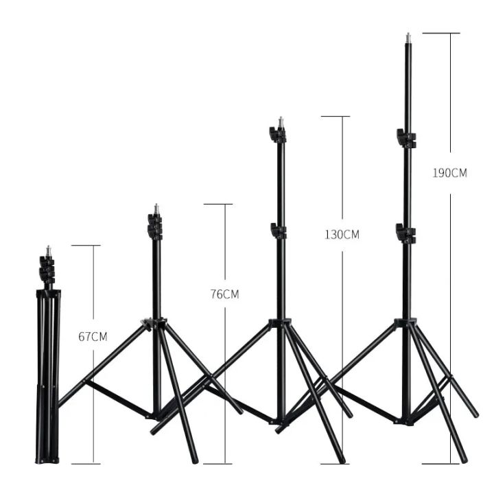 200cm%20Photography%20Tripod%20Light%20Stands%20With%201/4%20Screw%20Head%20Adjustable%20Light%20Stand%20Photo%20Tripod%20For%20Phone%20Ring%20Light%20Photo%20Studio%20-%20Image%206