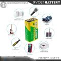New Leader 9V Battery with Connector.