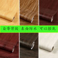 Wooden wall Stickers size :39.5"/18"inch Self-Adhesive Wooden Board Waterproof, Desktop Cabinet,Kitchen cabinet Wooden Door Cabinet, Furniture Renovation Black Walnut Wallpaper.