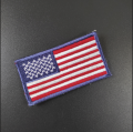 COUNTRY FLAG - VELCRO PATCH - USA FLAG-  EMBRIODARY PATCH USA. 