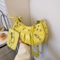 Women PU Leather Rivet Studded Shoulder Bag Designer Summer Trend Crossbody Bag New Fashion Exquisite Lady Zipper Messenger Bags.