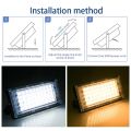 4pcs/lot Led Flood Light AC 220V 110V Outdoor Floodlight Spotlight IP65 Waterproof 50W 100W LED Street Lamp Landscape Lighting. 
