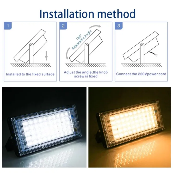 4pcs/lot%20Led%20Flood%20Light%20AC%20220V%20110V%20Outdoor%20Floodlight%20Spotlight%20IP65%20Waterproof%2050W%20100W%20LED%20Street%20Lamp%20Landscape%20Lighting%20-%20Image%204