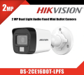 HIKVISION DS-2CE16D0T-LPFS 2MP Dual Light Audio Fixed Mini Bullet CCTV 1080p Camera. 
