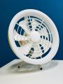 JISULIFE FA17 Rechargeable Fan with LED Ceiling Fan with Long Tripod Stand-. 