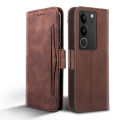 Vantime for Vivo V29 v29e 5G PU leather soft TPU wallet case multi cards clip flip cover.