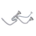 Sink Drain and Pipe Set, ABS Kitchen Sink Drainer Pipe for Bathroom. 