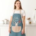 CHAMELI Kitchen Apron for Women with Big Front Pocket Hand-Wiping Waterproof Apron for Kitchen Unique Design Kitchen Accessories items for Home Cooking.