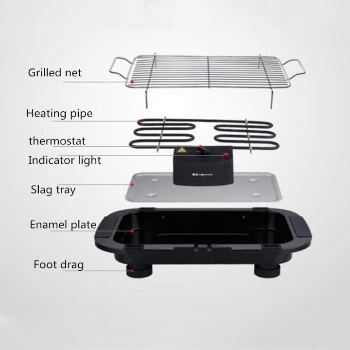 Electric%20BBQ%20Grill%20Machine%20With%2012Pcs%20Barbecue%20Skewer%20Grill%20Kebab%20Needles%20Stick%20Wood%20Handle%20-%20Image%206