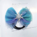 Hair Clips for Women, Snowflake Hair Accessories, Crystal Hair Ties Girls, Hairpins Blue Hair Scrunchies Headbands.